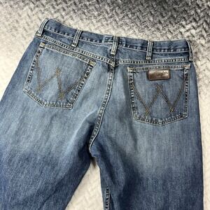 Wrangler 20X Jeans Mens 36X32" Blue Competition Style 01 Excellent Straight Leg
